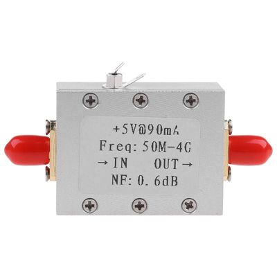 Low Noise RF Amplifier Module Metal RF Amplifier Module Ham Radio Board LNA 50M-4GHz NF=0.6DB