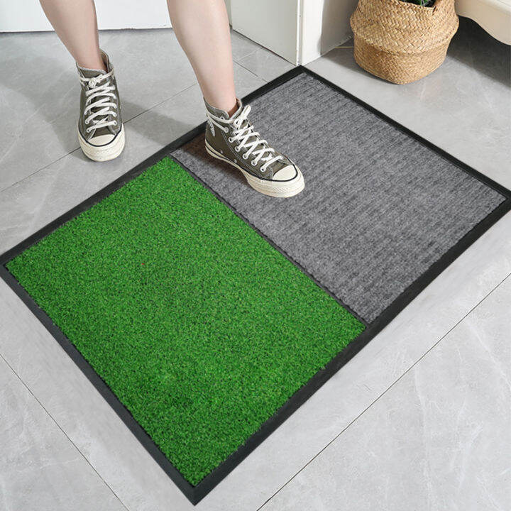 2 in1 Door Mat Disinfectant Mat Wet and Dry Sanitizing Mat Disinfecting Foot Bath Stomp