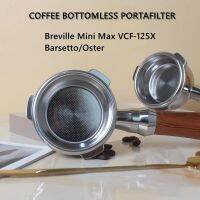 Pemegang ตัวกรอง Portafilter Tanpa Dasar Kopi 58มม. สำหรับ Barsetto/Ost/breville Mini Max/เครื่องมือบาริสตาเครื่องมือ