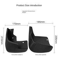 Car Mudflaps for 206 1998-2012 Mudguards Flap Splash Guards Cover Mud Car Wheel Accessories