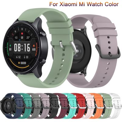 （A Decent035）ใหม่กีฬาซิลิโคนเปลี่ยนสายสำหรับ Xiaomi Mi นาฬิกาสีกีฬาฉบับวงสำหรับ Mi นาฬิกาสร้อยข้อมือสี Watch Bands Correa