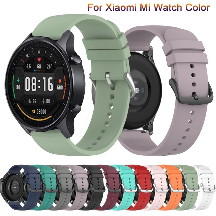 a-decent035-ใหม่กีฬาซิลิโคนเปลี่ยนสายสำหรับ-xiaomi-mi-นาฬิกาสีกีฬาฉบับวงสำหรับ-mi-นาฬิกาสร้อยข้อมือสี-watch-bands-correa