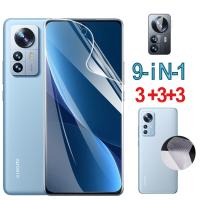 ฟิล์มไฮโดรเจล Mi 12 Pro,ฟิล์มป้องกัน Xiaomi 13 12 12T โปรจอปกป้อง Xiomi 12X 12S ใสเป็นพิเศษสำหรับ Xiaomi 11T Pro 11 Lite 5G NE ฟิล์มหลังเลนส์กล้องถ่ายรูป Xiami 13 Lite Redmi Note 10 11 Pro แก้วนุ่ม