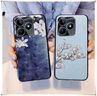 เคสมือถือสำหรับฝาหลัง Realme C51 ประกายดอกไม้แมกโนเลียป้องกันการเกิดออกซิเดชันกันตกซิลิโคนแบบนิ่มสำหรับ Realme C51เคสใส่โทรศัพท์