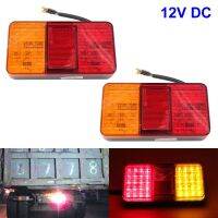 1 Pcs 12V Waterproof Car Truck LED Rear Tail Light Warning Lights Lamp for Caravan Trailer Truck Lorry Boats New