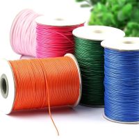 【YD】 0.5 2MM Waxed Cord Rope Leather Thread String Necklace Jewelry Making Shamballa