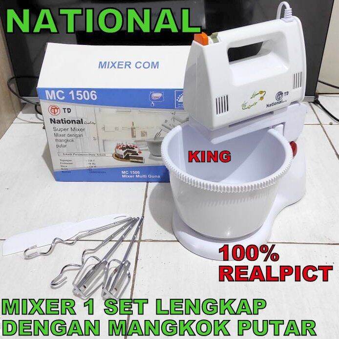 MIXER NATIONAL TD / YAMAKAWA / SMILE. MIXER MANGKOK PUTAR/ PENGADON KUE