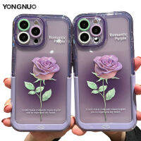 เคสโทรศัพท์ไล่ระดับสีกุหลาบเข้ากันได้กับ Iphone 14/13/12/11ซีรีส์ซอฟต์เชลล์ฝาครอบป้องกัน