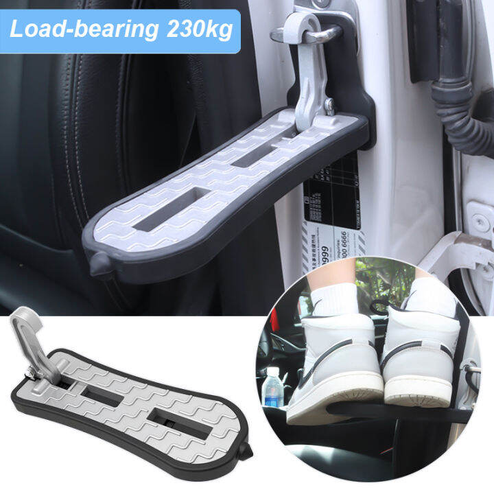 Universal Foldable Car Door Step Latch Hook Stepping Extended Auxiliary