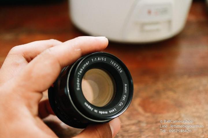 ขายเลนส์มือหมุน-takumar-55mm-f1-8-serial-1597526-for-sony-dslr