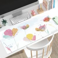 ✐¤◕ Minimalist Art Abstract Flower Mouse Pad Gamer XL Large Home Mousepad XXL MousePads Office Non-Slip Desktop Mouse Pad Table Mat