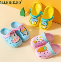 Summer Childrens Garden Clogs Boys and Girls Beach Sandals for Children Lightweight and Breathable Cute Cartoon Non-slip Shoes