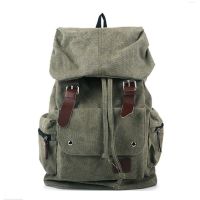 【jw】❖  2021 Men Canvas Large Capacity Practical  Bagpack Teenagers School WL22B