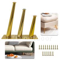 Oblique / Straight Metal Furniture Legs Modern Style Cabinet Feet Heavy Duty Furniture Legs For Couches TV Bench Cabinet Sofa Furniture Protectors Rep