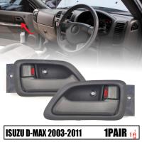 มือเปิดในประตู มือดึงประตู รุ่น อีซูซุ ดีแม็กซ์ ISUZU D-MAX DMAX ปี 2003 - 2011 สีดำด้าน