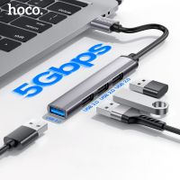 4In1 HOCO Type C USB C ฮับความเร็วสูง4พอร์ตอะแดปเตอร์ OTG เครื่องแยกอเนกประสงค์สำหรับ Lenovo Macbook Pro 15อุปกรณ์เสริมอากาศ