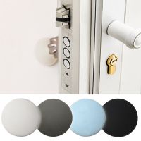 Lock Protective Pad Door Crash Pads Self Adhesive Wall Protector Door Stopper Doorknob Rubber Pad Guard Shockproof Crash Fender