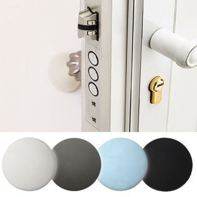 【CW】 1pcs Rubber Anti collision Wall Sticker Mute Shockproof Handle Door Lock Thickening Silice Gel