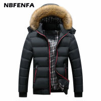 Mens Winter Jackets Warm Parkas Outdoor Windbreaker Thick Hooded Coat Padded OvercoatS Outwears Men Brand Clothing 7XL LA014