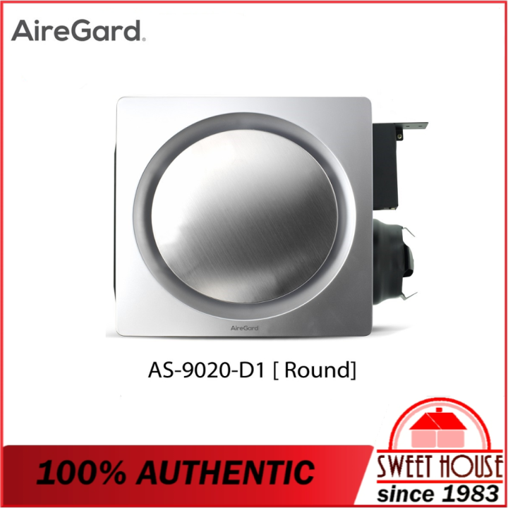 AireGard AS9020D1 Exhaust Fan Air Ventilator 4" / 4 Inch Silent