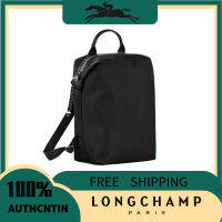 กระเป๋าเป้สะพายหลัง Longchamp แบบหนาอเนกประสงค์สำหรับทั้งหญิงและชายไนลอนรีไซเคิลเป็นมิตรกับสิ่งแวดล้อมพลังงาน