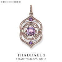 Pendant THIRD-EYE CHAKRA, Brand Fashion Trendy Jewelry Europe Bijoux Rose Gold Color 925 Sterling Silver Gift For Woman