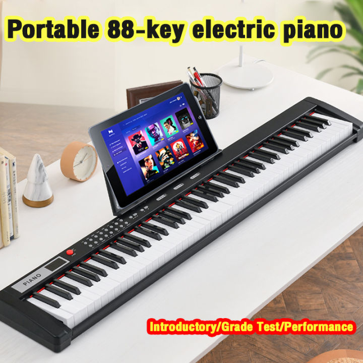 Minsine 88 Keys Portable Piano Keyboard,Professional Electric Piano，Multi-Function  Imitation Heavy Hammer Household Electric Pianos,General For Adults And  Children,Are Available In Several Configurations. | Lazada Ph