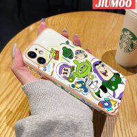 เคส JIUMOO สำหรับ iPhone 11 Pro 11 Pro Max เคสพร้อมเคสโทรศัพท์กันกระแทกลายการ์ตูนมอนสเตอร์ขอบด้านข้างสี่เหลี่ยมจัตุรัสนิ่มแบบดั้งเดิมเคสป้องกันกล้องฝาหลังเต็มรูปแบบ