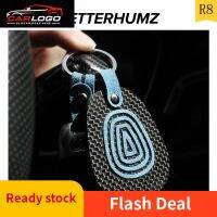 Fast ใหม่ Alcantara Key Chain สำหรับ BMW F20 G20 Benz W204 Audi A6คาร์บอนไฟเบอร์ Auto Vehicle Key Chain แหวนจัดแต่งทรงผม