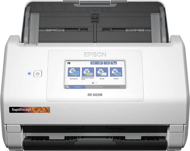 Epson RapidReceipt RR600W Wireless Desktop Color Duplex Receipt and
