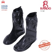 [HCM][ THÔNG DỤNG] Giày Boots Đi Mưa Rando Màu đen giúp che mưa an toàn và tiện lợi cho giày của bạn