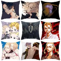 Anime Tokyo Revengers Printed Cushion Cover Dakimakura Keisuke Manjiro Sano Throw Pillow Case Home Decor Sofa Car Pillow Covers