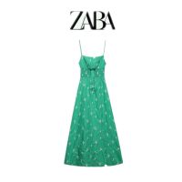 European and American style summer new womens clothing pleated waist embroidered mid-length dress 7696993 500