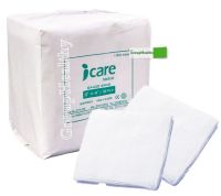 Icare Medical GAUUZE SWAB ผ้าก๊อซพับ ทำแผล ขนาด (3"x4") 8 ชั้น 100 ชิ้น 1 ห่อ