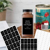 【YD】 275Pcs Removable Jar Labels Stickers Spice Organizer Storage Bottles Sticker Label Blackboard Tags With Chalk