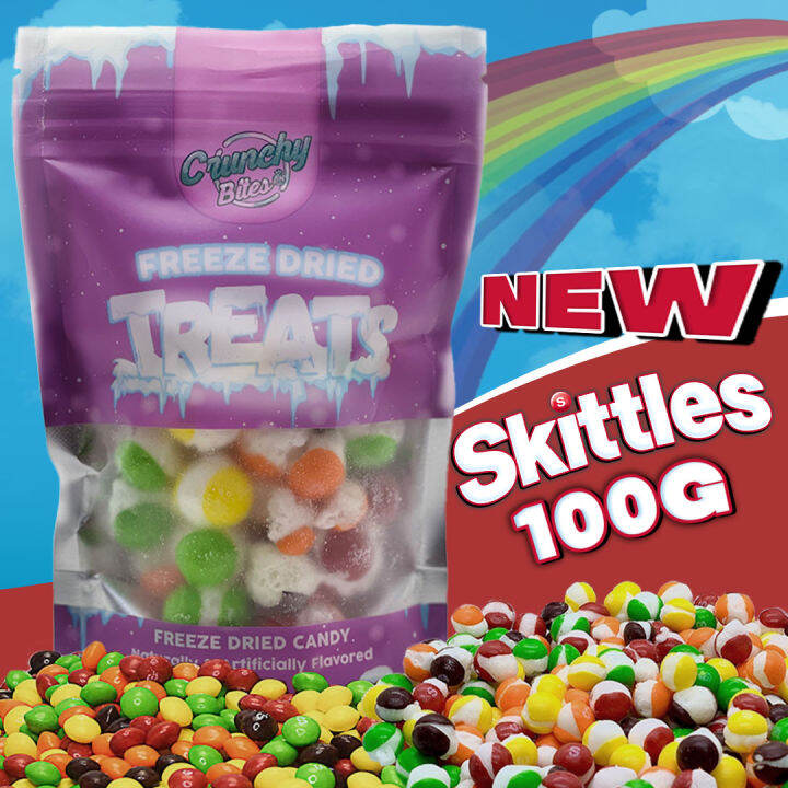 Freeze Dried Skittles 100grams Per Pack - Crunchy Bites PH | Lazada PH