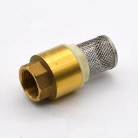 Brass One Way Valve Check Valve Non Return with Strainer Filter 1/2 quot; BSPT Female Threaded