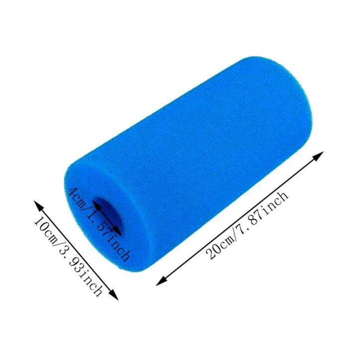 10pcs-foam-filter-sponge-for-intex-type-a-reusable-washable-swimming-pool-aquarium-filter-accessories