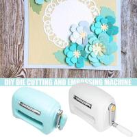 Portable Mini Die Cutting Machine For DIY Scrapbooking Embossing Crafts Photo Paper Card Decorations Handmake Projects Tool J0K5