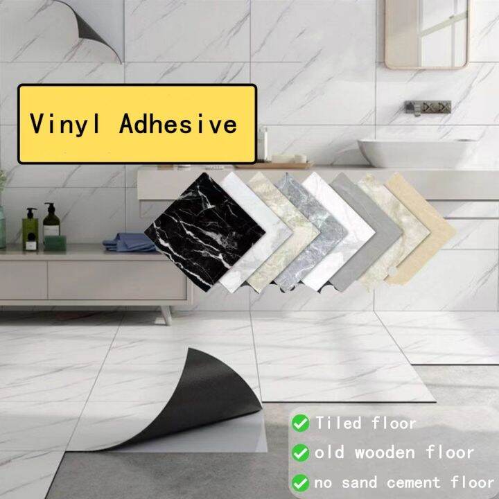 3D Vinyl Floor Sticker for Marble Tiles for Home Improvement Flooring ...