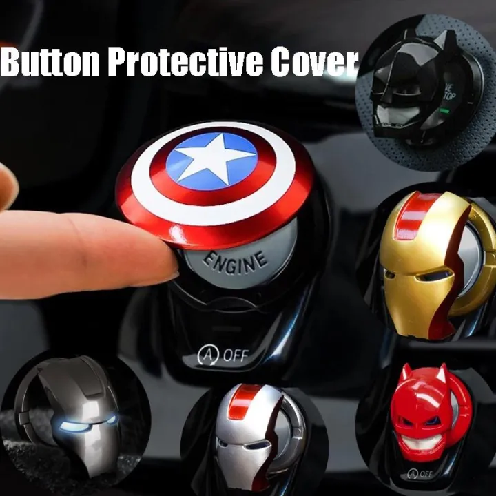 Car Engine Start Stop Button Cover Decorative Ignition Push Start