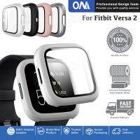 {zhiyun Watchshop} PC Matte เคสกระจกนิรภัยสำหรับ Fitbit Versa 2ป้องกันรอยขีดข่วนหน้าจอที่ครอบสมาร์ทวอทช์เชลล์ Fitbit Versa2