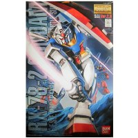 Bandai Original Anime Figure MG 1/100 RX-78-2 Gundam 2.0 Number One Player Gundam ประกอบของเล่นวันเกิด Gift