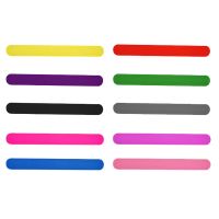 10x Kid Children Girl Boy Star Printing Wristband Flexible Wrap Slap Bracelet Bangle