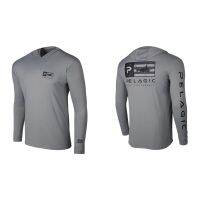 1 Zomer Vissen เสื้อ Mannen Lange Mouw Pelagische มีฮู้ดวิสเซน Dragen Upf 50 Breathale Vissen Camisetas Pesca Jersey De Pesca