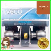 ลูกบิดห้องน้ำ VECO 3871SS-ML-BK หัวกลม สีสเตนเลสVECO 3871SS-ML-BK STAINLESS STEEL BATHROOM KNOB **ขายดีที่สุด**