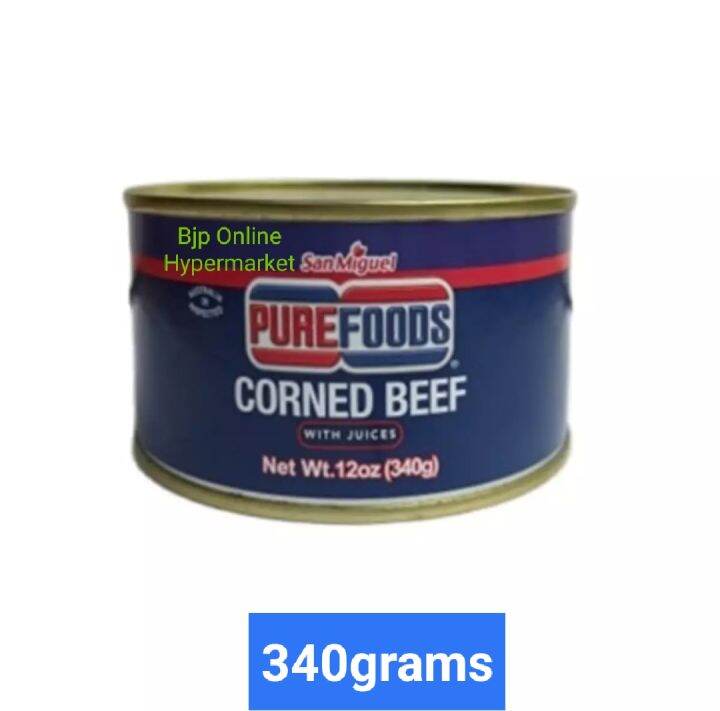 PUREFOODS CORNED BEEF WITH JUICES 340 GRAMS Lazada PH