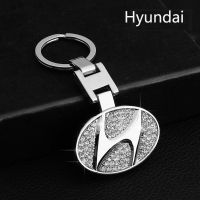 Angel Hyundai Car key holder Metal diamond key chain Car Keychain Elantra Grand Starex Santa Fe Sonata Tucson Matrix Accent