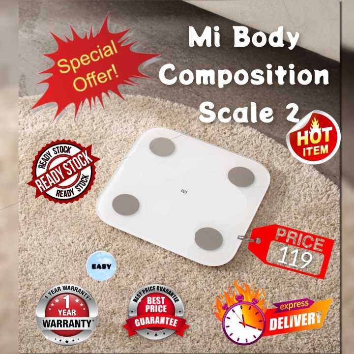 [EASY] Original Xiaomi Mi Body Composition Scale 2 Smart Weighing ...