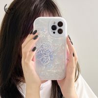 เคสโทรศัพท์ซิลิโคน tpu แบบนิ่ม ลายดอกคามิเลีย เปลี่ยนสีได้ สําหรับ iphone 11 12 13 pro max mini XR XS 7 8 plus